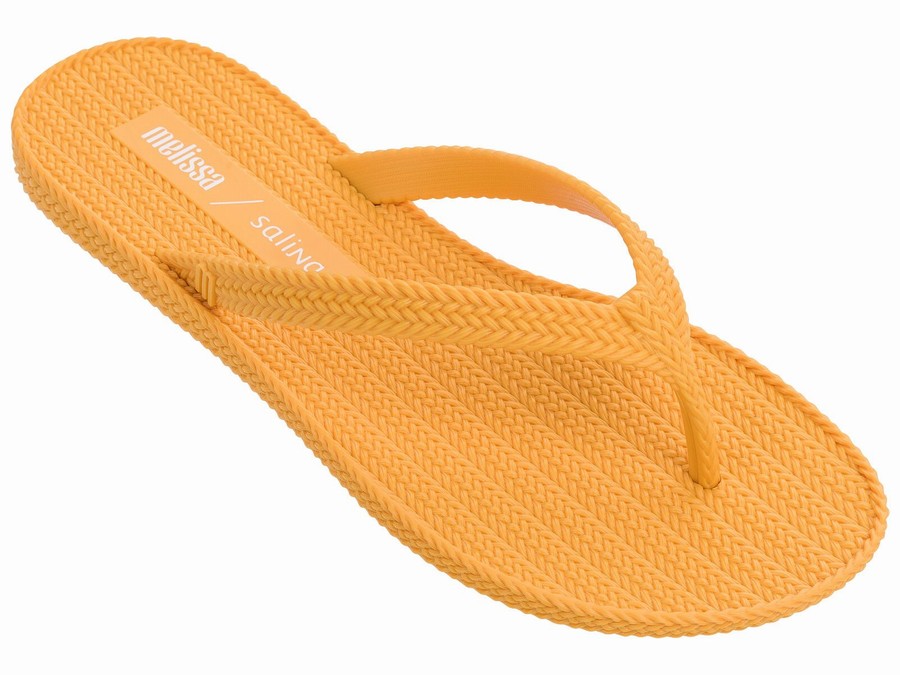 Chanclas Melissa Salinas Verano Braid Mujer - Amarillo - Argentina EGU-405297